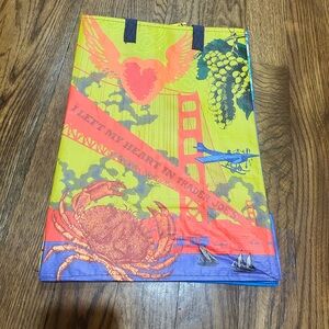 NWT Colorful San Francisco Trader Joe’s Graphic Tote Bag